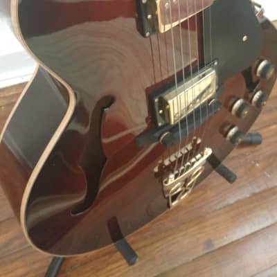 Ibanez SJ300-DVS Artcore Series Hollowbody Electric Guitar Dark Violin Sunburst image 3
