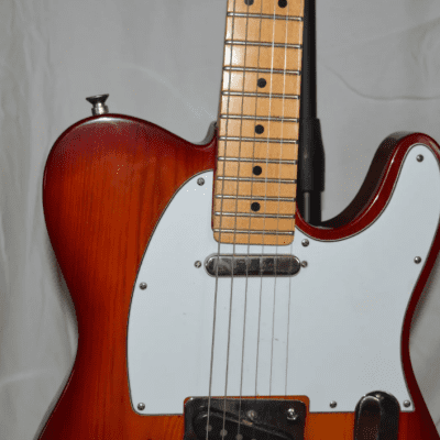 Fender Telecaster Bigsby Custom Electric Guitar Cherry Stain Roadrunner HSC NOCASTER Tele image 7