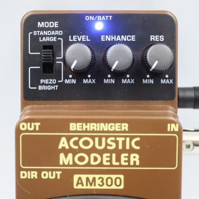 Behringer AM300 Acoustic Modeler Guitar Effect Pedal S1000154604 image 3