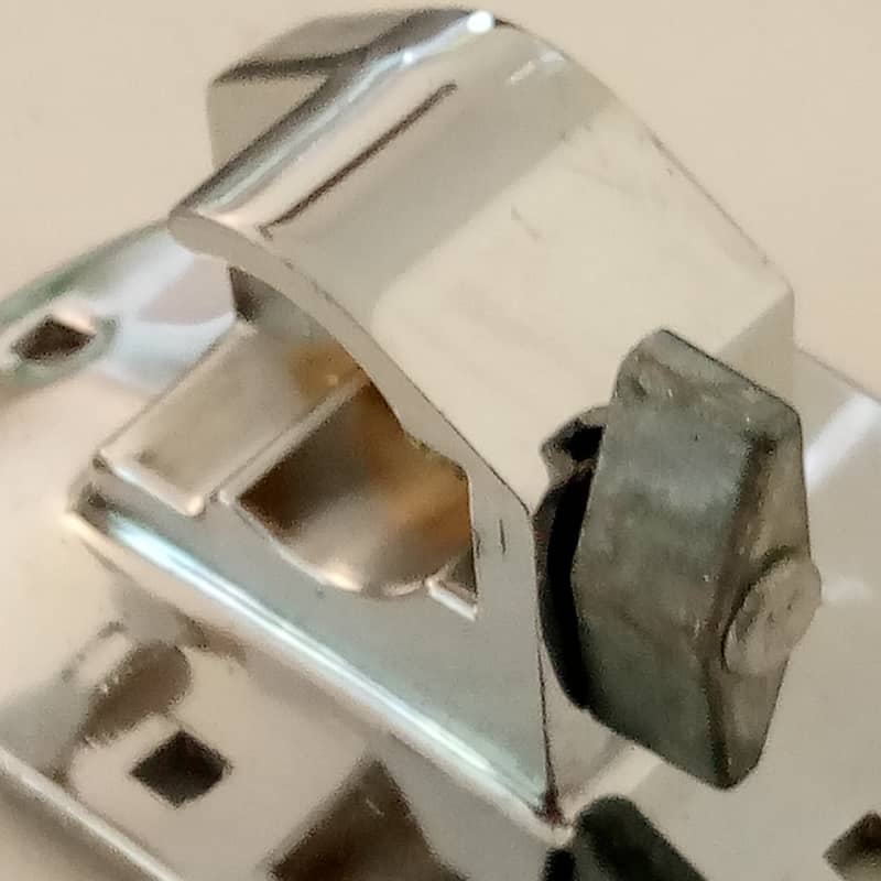 *Rogers Memriloc Floor Tom Drum Leg Mount Chrome 70s Vintage Reverb