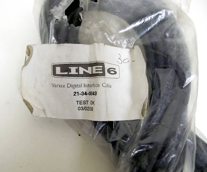 AS-IS Used Line 6 Variax Digital Interface Cable in Original Bag VGC AS-IS image 1