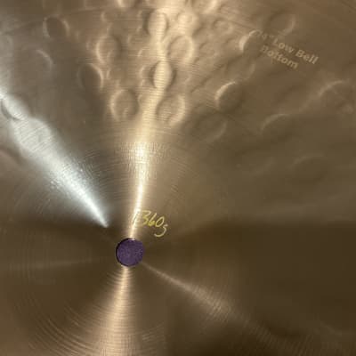 Sabian 14" HHX Anthology Low Bell Hi-Hat Cymbals (Pair) 2022 - Present - Natural image 5