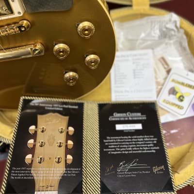 Gibson Les Paul Historic 50TH anniversary Custom Shop 2007 All Gold image 20