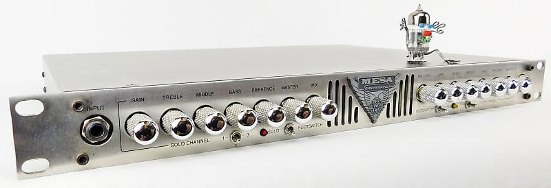Mesa Boogie V-Twin Rack Tube Guitar Preamp + Footswitch +