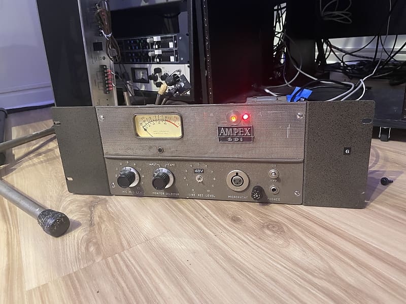 Heavily modified Ampex 601 microphone preamp with 120db of oscillation free gain and 48v! image 1