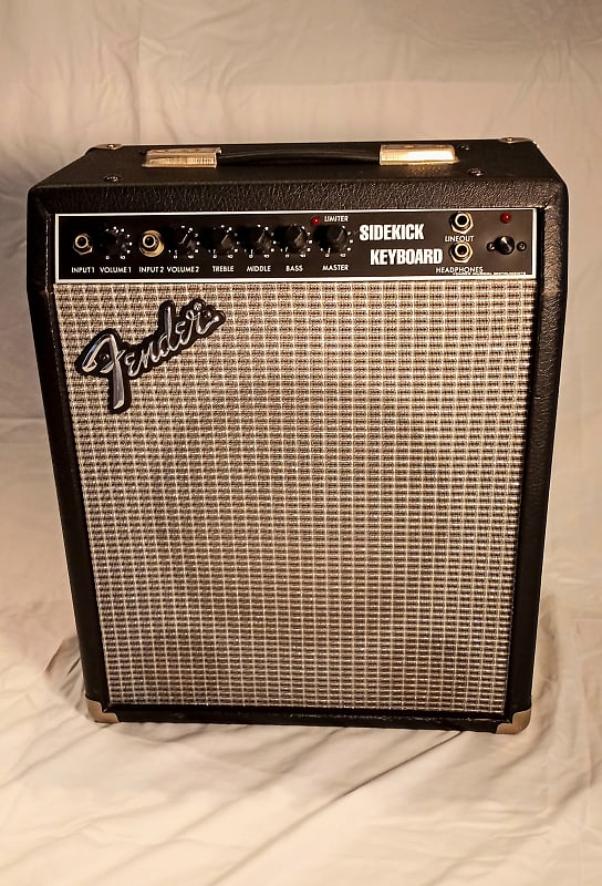 Fender Sidekick Keyboard 1980s Black Reverb