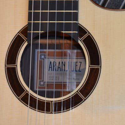 Aranjuez Terra Nueva professional nylon guitar f.stage+studio*TOP tone*super rare*alpine spruce top image 7