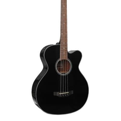Takamine GB-30CE Acoustic Electric Bass Black image 1