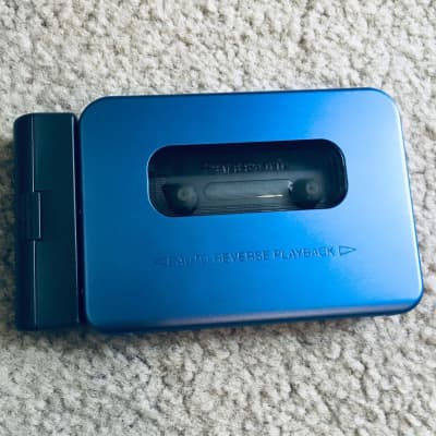 PANASONIC RQ SX50 Walkman Cassette Player, RARE BLUE ! Run tape ! image 4