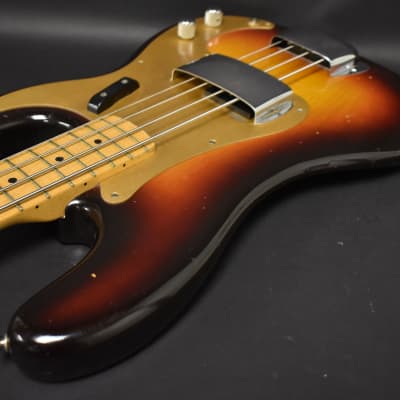 1958 Fender Precision Bass 3-Tone Sunburst Pre-CBS w/OHSC image 10