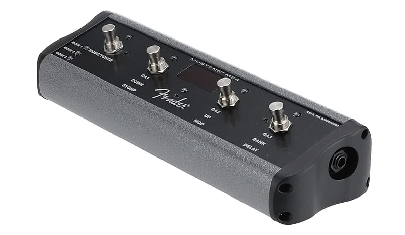 FENDER - 4-Button Footswitch: Preset Up Down  Quick Access  Effects On/Off  or Tap Tempo  with 1/4 Jack - 0080996000 image 1