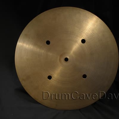 14" ZILDJIAN QUICK BEAT HI HAT CYMBALS, VINTAGE late 1970s HOLLOW LOGO, 1128 & 1202 grams image 8