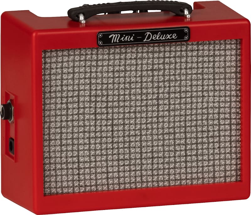 Fender Mini Deluxe Amp Mini Practice Guitar Combo Amp, Red image 1