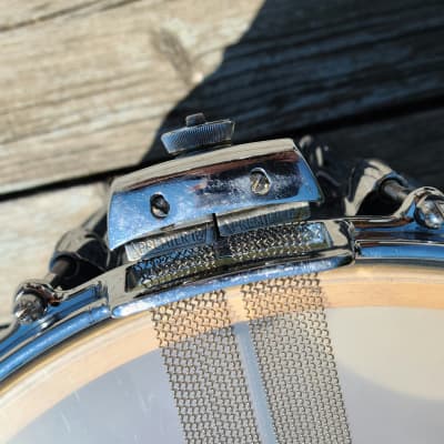 Vintage 1980's 10-Lug Premier Royal Scot Marching Snare w/ Die-Cast Hoops + FREE Snare Stand image 11