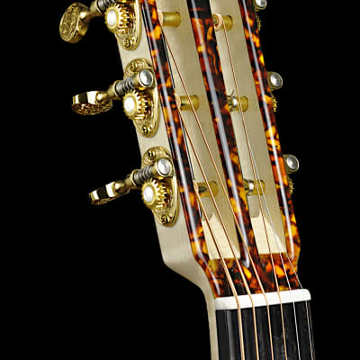 Turkowiak double-top GA acoustic guitar #524 - "Black Diamond" tier image 18