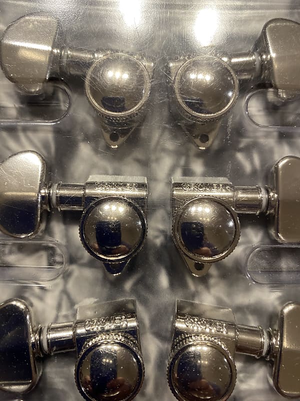 Grover 502n nickel locking tuners 3x3 rotomatic Reverb