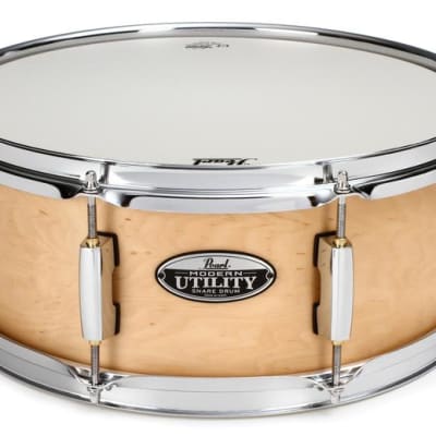 Pearl Modern Utility Snare Drum - 5.5 x 14-inch - Satin Natural image 1