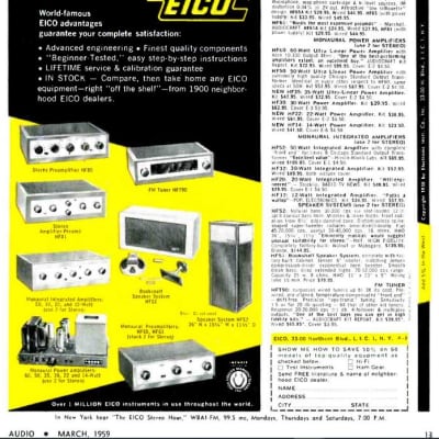 Beautiful Eico HF-81 EL84 Integrated Stereo Tube Amplifier w/ HFT-90 Tuner - See Demo Video image 10