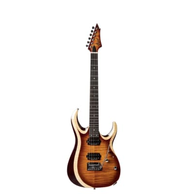 CORT X700 DUALITY AVB X Flamed Maple Top on Swamp Ash Body Electric Guitar for sale
