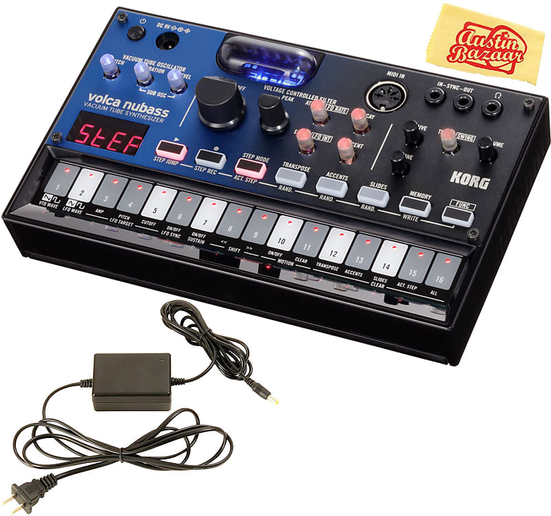 Volca Nubass Vacuum Tube Synthesizer w/ Power Supply Reverb