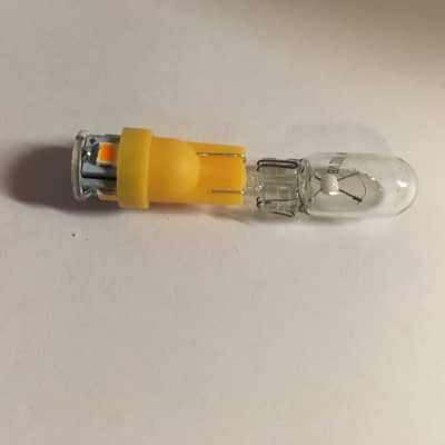 (10) Orange LED wedge Base Lamps 8v-/Pioneer SX /Sansui G-Models/Vintage Receiver-Kenwood kr-ka-kt image 4