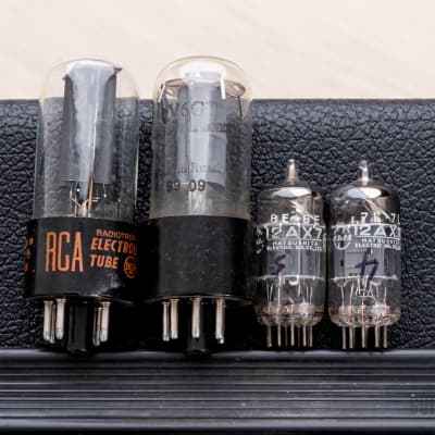 1968 Fender Vibro Champ Drip Edge Vintage Class A Tube Amp, Near Mint w/ Black Panel Circuit image 19