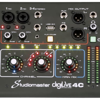 StudioMaster DigiLive 4C - 4 Channel Digital Console image 2