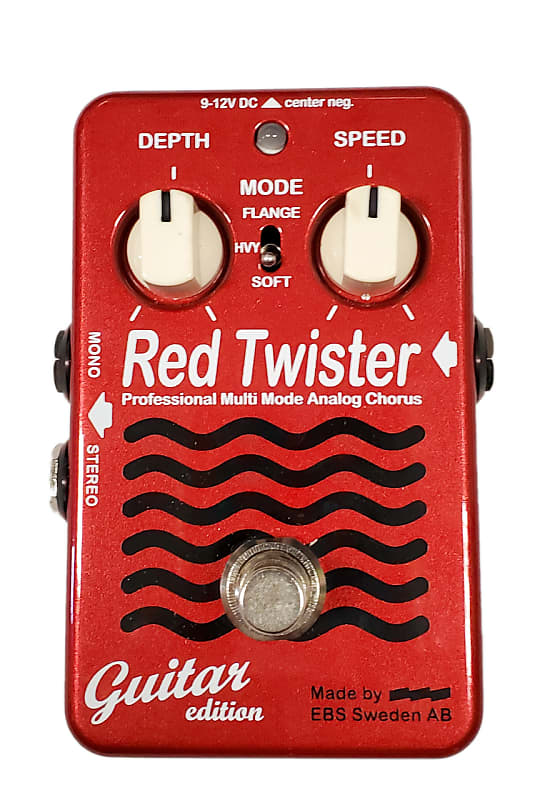 【生産完了品】EBS Red Twister コーラス／フランジャー　箱付き 生産完了品】EBS Red Twister コーラス／フランジャー 箱付き