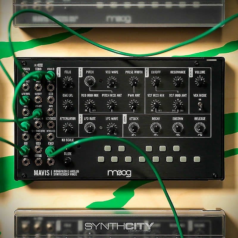 Moog Mavis Semi-modular Analog Synthesizer Kit And Eurorack | Reverb