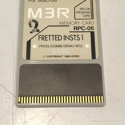 Korg M3R Memory Card RPC-06 Fretted Insts 1