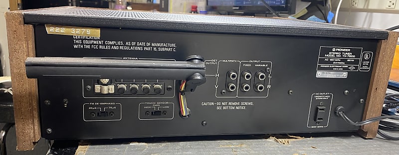 Pioneer TX-7800 Stereo Tuner | Reverb