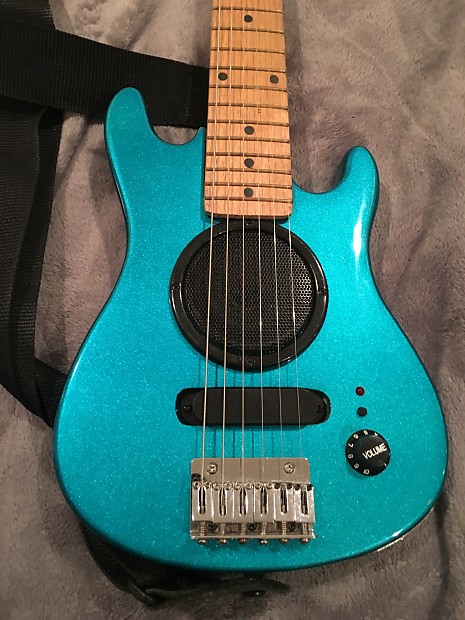 Burswood electric guitar with cheap built in amplifier