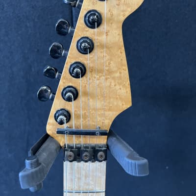 Lasido ? Parts Super Strat Guitar 1980's Made in Canada Gotoh Floyd Black image 7