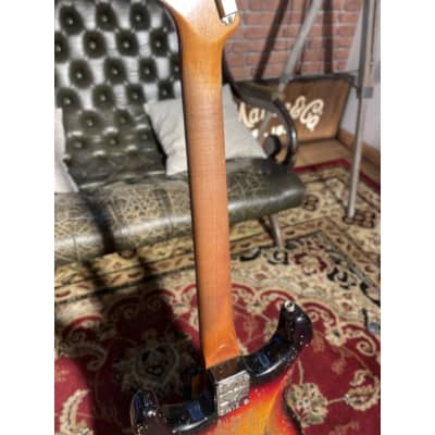 Fender CUSTOM SHOP STRATOCASTER LIMITED EDITION ROASTED 61 SUPER HEAVY RELIC 3 TONS SUNBURST 2023 - Super Heavy relic Aged 3 Tons sunburst image 8
