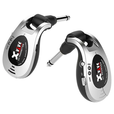 Mint Xvive U2 Wireless System Electric Guitar Live Stage Transmitter Receiver Silver image 3