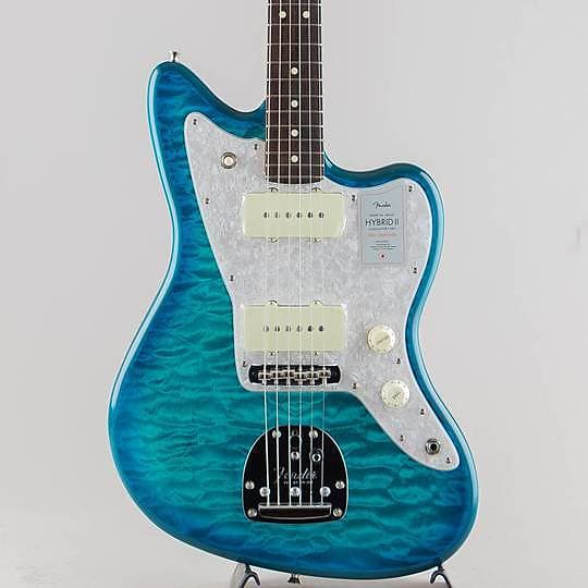 2024 Fender Hybrid II Jazzmaster Quilt Aquamarine Made in Japan, MIJ