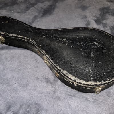 Langstyle Banjo uke :travel tenor banjo 1920’s - Walnut Laquer Nickel Parts image 16
