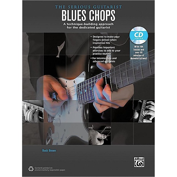 Alfred 00-40263 The Serious Guitarist: Blues Chops Book/CD image 1