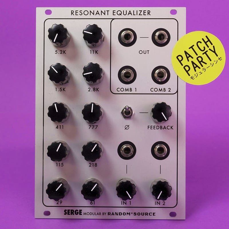 Serge Resonant Equalizer ResEQ Random*Source Eurorack 18HP