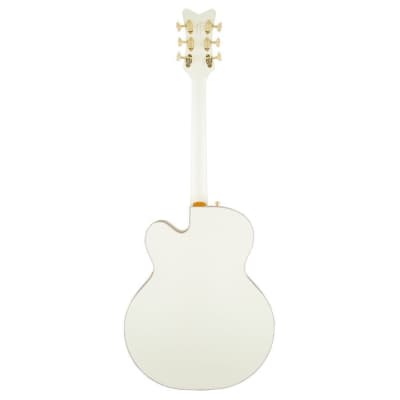 Gretsch G6136-55 Vintage Select Edition '55 Falcon Hollow Body 6-String Right-Handed Electric Guitar with Cadillac Tailpiece (White Lacquer) image 2