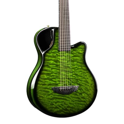 Emerald X7 | Carbon Fiber Parlor Travel Guitar image 1