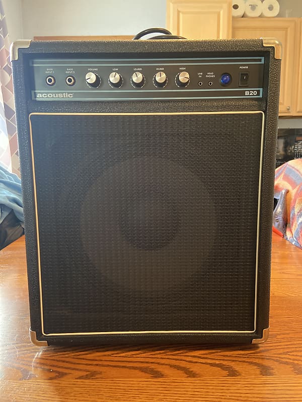 Acoustic brand B20 1x12 bass amplifier 2000’s Black Reverb