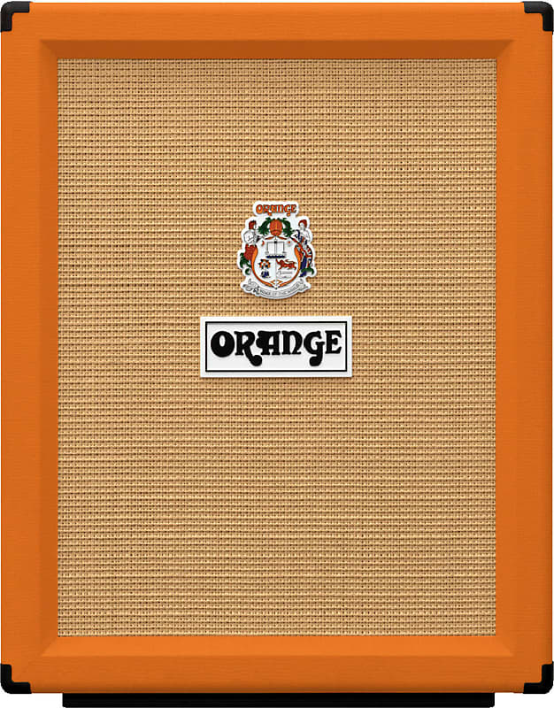 Orange PPC212 V 2x12 Vertical Open Back Celestion Guitar Amp Cabinet, Orange image 1