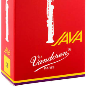 Vandoren SR303R Java Red Soprano Saxophone Reeds - Strength 3 (Box of 10)