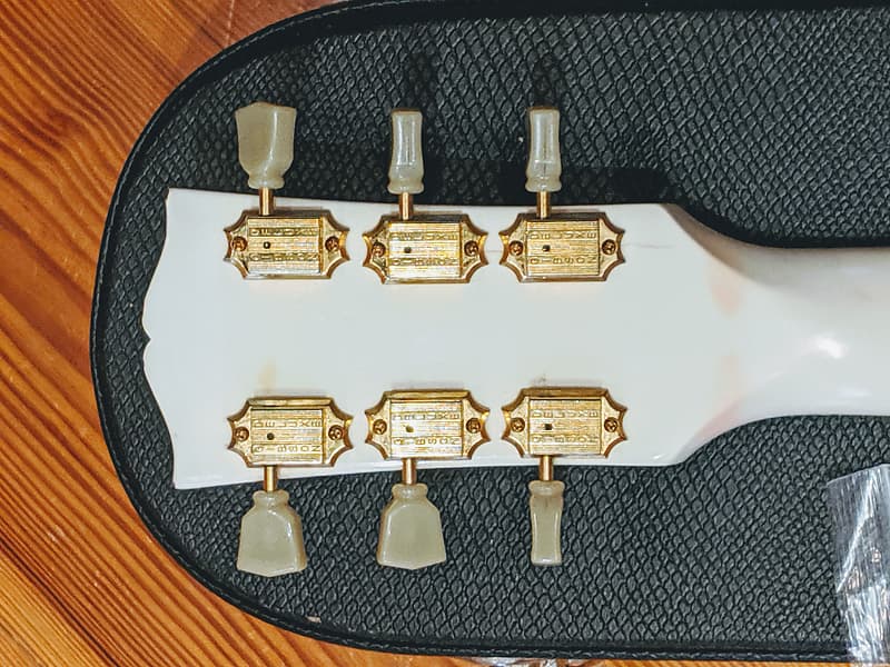 Gibson 2008 Les Paul Studio Alpine White Gold Ebony Fretboard Zakk