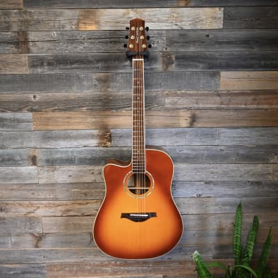 (14811) Wood Song DCE-HS/L Left-Handed Acoustic Guitar image 2