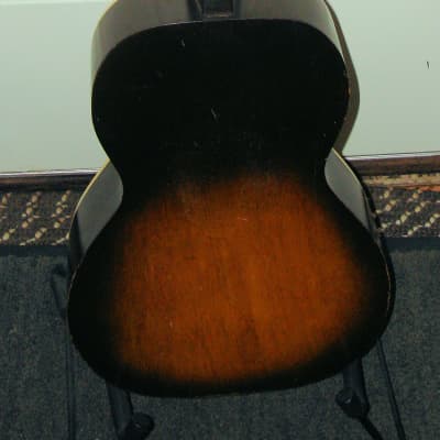 1956 Roy Rogers Harmony H600 Parlor Guitar Orig Case PLAYER image 5