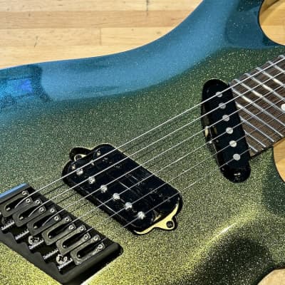 Ormsby SX Carved Top GTR6 (Run16B) Multiscale CH 2023 - Green/Gold Chameleon + Gigbag image 2