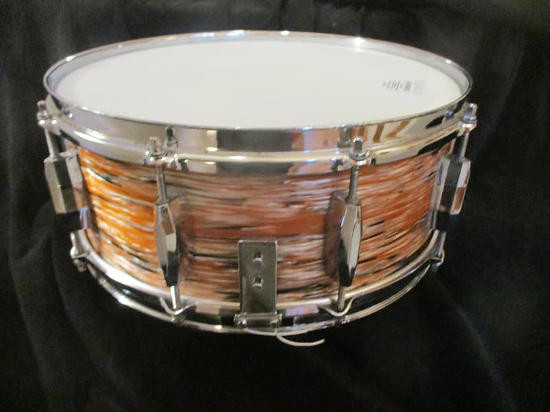 Pearl Vintage President Phenolic Shell Snare Drum, 1970s, 10 Lugs, Japan  Made - Rare & Excellent!