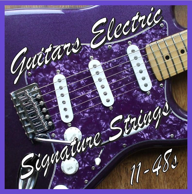 Electric Guitar Strings 11-48's Medium Gauge Nickel wound .011- .048 image 1